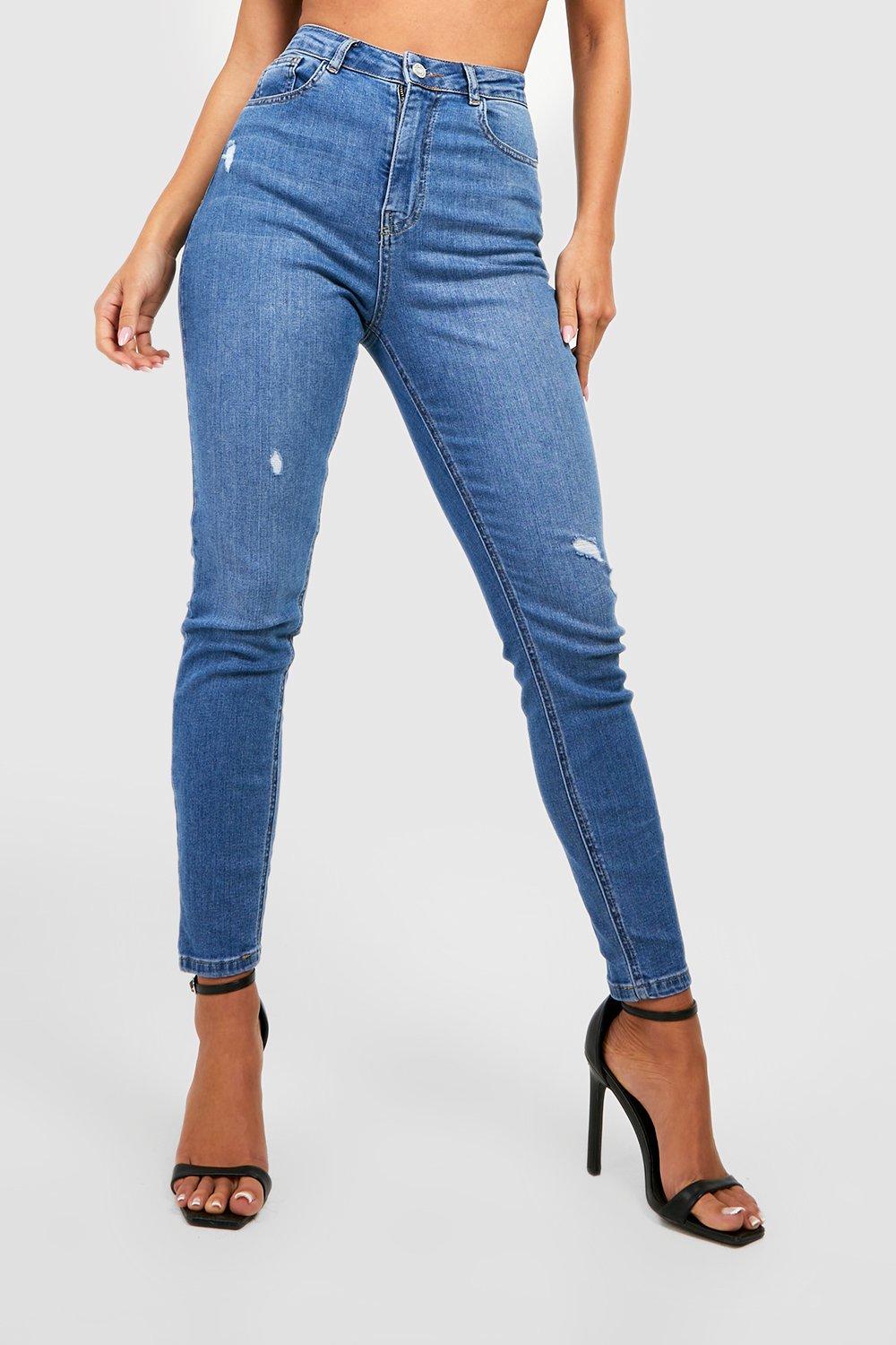 High waisted hot sale shaper jeans